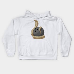 Snake Bowling Bowling ball Kids Hoodie